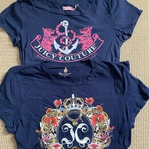 Womens size medium Juicy Couture bling t-shirts